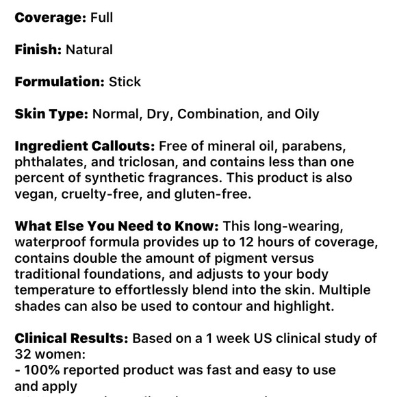 Hourglass Vanish Seamless Foundation Stick-Beige - Picture 5 of 5
